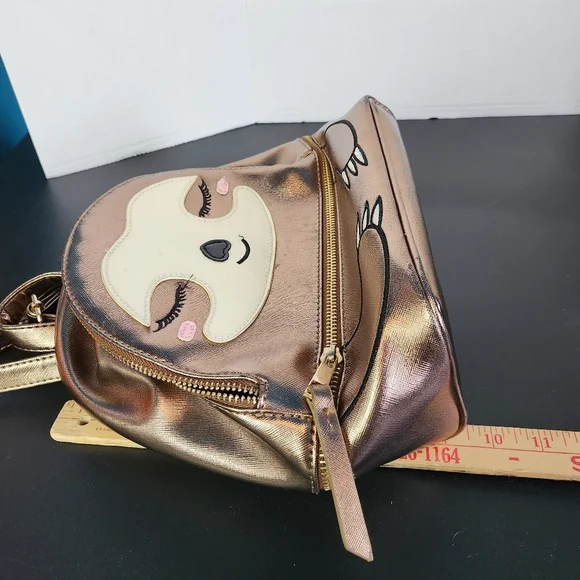 Sloth metallic backpack Mini Backpack - Picture 6 of 13